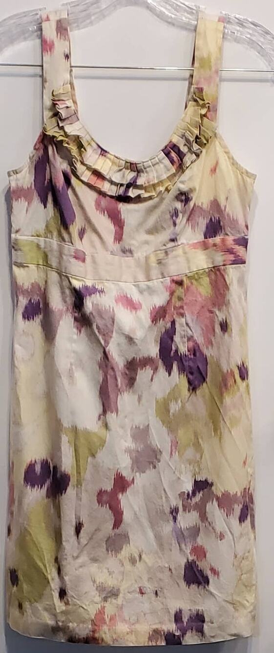 Ann Taylor LOFT Petites Women's Spring Summer Sleeveless Multi Color  Dress 4P